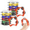 14 Stück Band Handgelenk Glocken Jingle Bells Multicolor, Handgelenk Band Armbänder Jingle Bells Musikalische Knöchelglocken Rhythmus Instrument Percussion Weihnachtsfeier Dekoration Favors by OTYMIOW