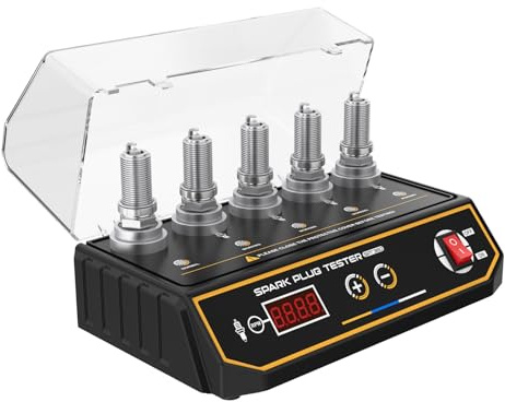 Tester per candele a 5 fori SPT360 Strumenti di accensione automatica per candele 200~9999 giri/min Tester bobina di accensione a frequenza regolabile Analizzatore di sistema di candele 110V/220V