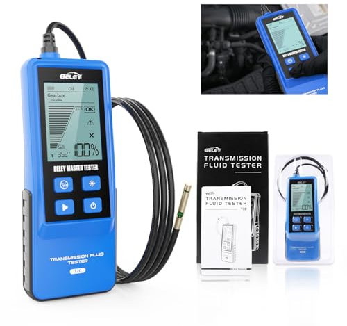 BELEY Esaminatore di Olio per Ingranaggi Automobilistici, per Controllare la Permeabilità e la Temperatura dei Fluidi di Trasmissione, con uno Schermo da 2,8 e un Tubo da 800 mm