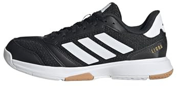 adidas Damen Ligra 8 Womens Indoor Shoes, Core Black/Cloud White/Cloud White, 43 1/3 EU