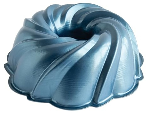 Nordic Ware Formed Swirl Bundt, 10 Cup, Twilight Blue