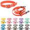 bio-leine Biothane Halsband und verstellbare Leine Set für kleine & große Hunde I 12-19mm I 1,25-5m lang, gummierte Führleine Hundehalsband Hundeleine, über 30 Farben