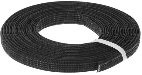 QUARKZMAN Nähen Knochen, 1 Stück 5 Yards 6mm - Polyester Durchnähbares Hochdichtes Korsett Knochen für Brautkleid, Brautkleid (Schwarz).