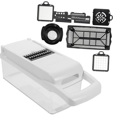 PRETYZOOM Práctico Rallador De Pepino Cortador Multifunción Para Cocina Cortador De Zanahorias De Patatas De Verduras Acero Inoxidable