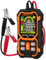 POROMETISTO Batterietester kfz CBT01,12V 24V Autobatterie Tester 50-1999 CCA,Autobatterietester für Spannung,Innenwiderstand,CCA,SOC,SOH,Unterstützt die Normen EN, IEC, SAE, DIN,CCA und AH.