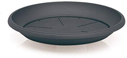 Piatto Sottovaso Similcotto Diametro 65 Cm Antracite Arca