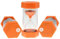 Tink n Stink Large Sand Timer 10 Minute Orange Hourglass with Robust End Caps Quiet Time Management Classroom Exams Home Office