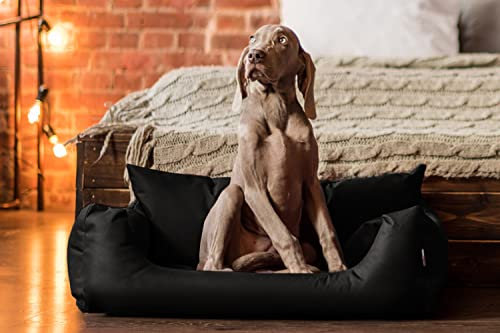 tierlando NEMO Hundebett Hundesofa Hundekorb Katzenbett Größe: N3 100cm | Farbe: 03 Schwarz