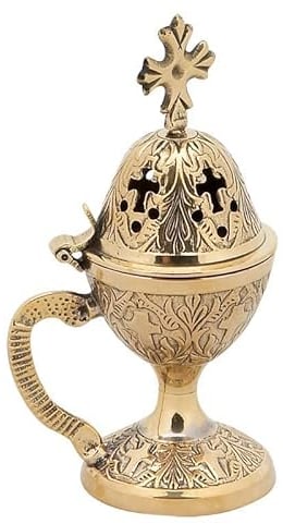 IconsGr Christlich-orthodoxer griechischer Räuchergefäß (78b)