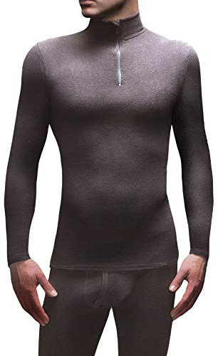 HEAT HOLDERS Mens 1 Pack SockShop Microfleece Base Layer Long Sleeved Top
