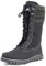 Polar Damen Schnee Dauerhaft Draussen Thermal Winter Warm Wasserdicht Mitte Wade Stiefel - Schwarz - UK9/EU42 - YC0376