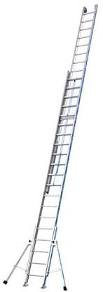 Tubesca - Echelle coulisse à corde Alu 2x20 échelons accès 9,88 m max. - PLATINIUM 500