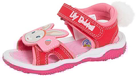 Peter Rabbit Girls Lily Bobtail Sports Sandals Pink 7 UK Child