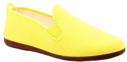 javer 55-1 - Zapatilla Kung-FU Lona Mujer Color: Amarillo Talla: 38