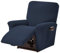 TOPCHANCES Ruhesessel Bezüge, Stretch Relaxsessel Bezug, Jacquard Sesselbezug, Sesselschoner für Fernsehsessel, Recliner Sesse（Navy blau）