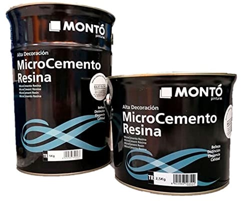 Resina all'acqua per rivestimenti in cemento. MicroCemento Resina (5Kg, Colore 3138)