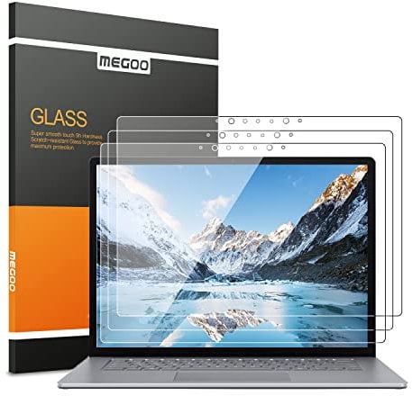 MEGOO [3 Pack Screen Protector for Surface Laptop 5/Laptop 6,Compatible for Microsoft Surface Laptop 4/3/2/1-13.5 Inch,Anti-Scratch/Friendly Touching