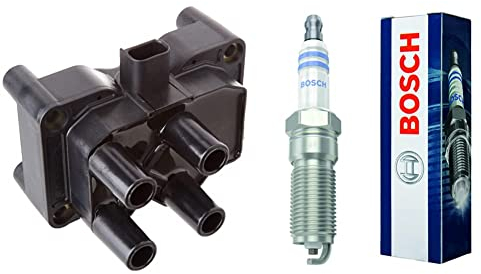 Bosch 0221503485 - Zündspule & Bosch HR7MEV - Nickel Zündkerzen - 1 Stück