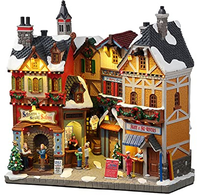 Lemax 25869 Vail Village Facade: Alpine Winter Shops