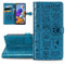LEMAXELERS iPhone 11 Phone Case iPhone 11 Cover,Cute Cat Dog Embossed PU Leather Flip Notebook Wallet Case Magnetic Stand Card Slot Folio Case for iPhone 11,SD Cat Blue