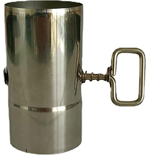 VANZACK Verstellbarer Schornstein-auspuffrohr Aus Für Camping Flexibel Anpassbar Für Außenofen Gute Abdichtung Gegen Rauch Und Wasser