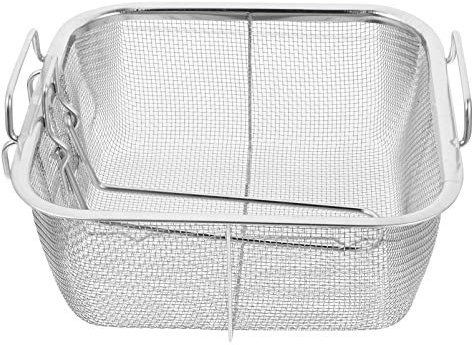 Luxshiny 1pc Stainless Steel Kitchen Skimmer Tool for Frying and Cooking for Hot Pot French Fries Meat Vegetables and More Space-Saving Design for Easy Storage