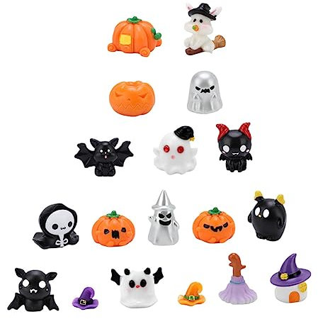 ABOOFAN 19St Herbstdeko für zu Hause Halloween-Puppenhaus-Miniaturen Ornament Szene-Layout-Requisite Halloween-Tagesdekoration niedlich Requisiten Zubehör Dekorationen schmücken