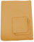 Wickelauflagenbezug 52 x 68 x 6 cm und Mullwindeln aus Baumwolle, Senf