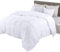 Utopia Bedding Bettdecke 220x230 cm, Weiche Mikrofaser Steppdecke (Weiß)