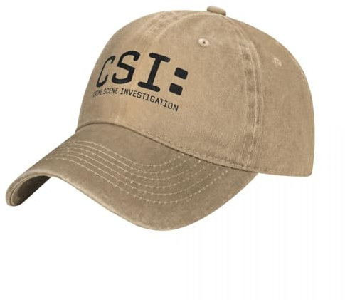 CSI Gewaschene Baseballkappe Tatort Untersuchung y2k Lustige Hip Hop Hüte Sommer Unisex-Teens Outdoor Sport Design Snapback Cap Geschenk