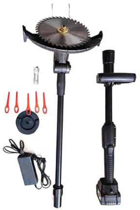 Tondeuse à gazon électrique sans fil avec batterie au lithium pour la maison, la pelouse, le jardin – Tondeuse à gazon rechargeable portable