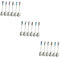 18 Piezas Cuchara Redonda De Acero Inoxidable Cucharas Fideos Ramen Cucharas De Sopa Caseras Cucharas Cubiertos Cuchara Para Cafe Cubiertos Negros Cuchara De Cata Amosfun