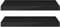 eSituro Floating shelves, Set of 2, Wall shelves, 40cm long, High Gloss Black Wooden Wall-mounted Storage shelves, Photo Gallery, for Bedroom/Living Room/Kitchen/Bathroom/Hallway
