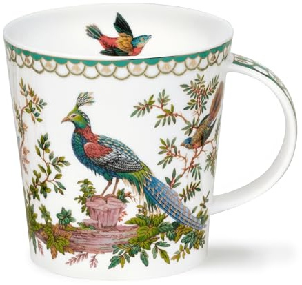 Dunoon Caingorm Natoru Turquoise 0,48 Liter Tasse aus feinem Knochenporzellan mit 22 Karat Golddetails