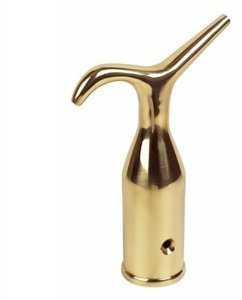 Ironmongery World Brass Pole Sash Hook, Fanlight, Windows, Loft, Attic, Boat,