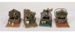 FONTANA CON POMPA ELETTRICA CM12X19 presepe decorazioni Natale