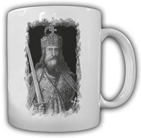 Karl der Große Aachen deutscher Kaiser Carols Magnus Charlemagne Tasse #15401