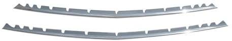 OMAC Kühlergrill Leiste Grillleisten kompatibel mit Mercedes Vito W447 2014-2019 Chrom 2x