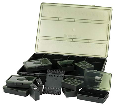Fox Royale Loaded Box Medium - Tacklebox für Angelzubehör zum Karpfenangeln, Angelbox für Karpfentackle, Box für Kleinteile
