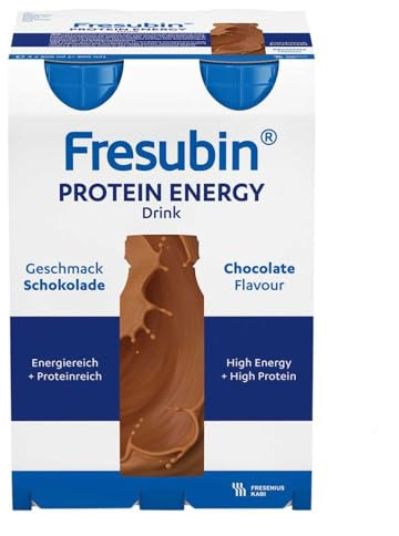 Fresenius Kabi Fresubin Protein Energy Drink Schokolade Trinkflasche, 4 x 200 ml, 1er Pack (1 x 1 kg)