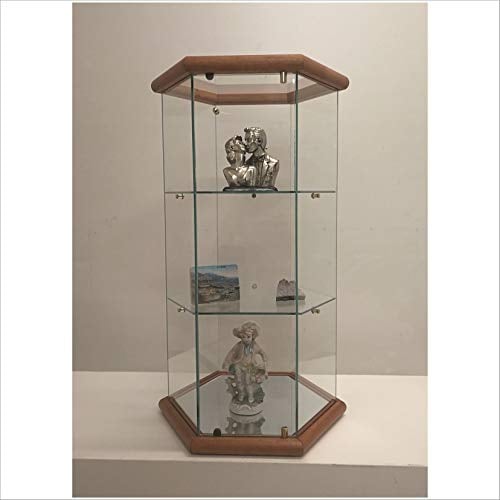 Vitrine Hexagonal VM 112 T (Cherry Wood)
