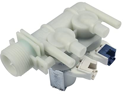Ariston Indesit Hotpoint Scholtès C00110333 Whirlpool Bauknecht 482000022813 - Valvola a solenoide a 2 valvole 180°, 10,5 mm Ø lavatrice originale Ariston Indesit Hotpoint Scholtès C0011033