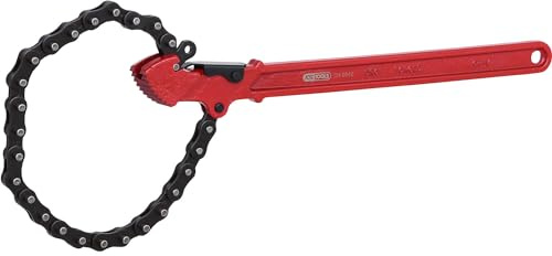 KS Tools | Kettenrohrzange | Länge 390 mm, Durchmesser 110 mm