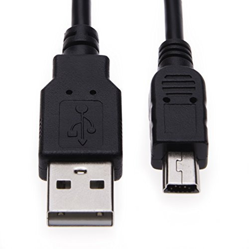 Keple Mini USB & Data Sync Cable Compatible with Garmin Nuvi 1490TV / 1490LMT / 2585TV / 2589LM / 2597LM / 2597LMT / 2598LMT-D / 2599LMT-D / 2659LM, Garmin VIBR/VIRB Elite/VIRB X GPS Navigation 1.6ft