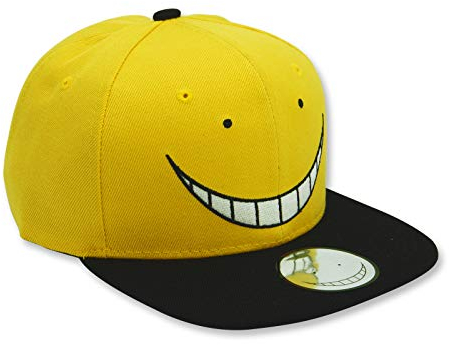 ABYstyle Assassination Classroom Koro Sensei Snapback Cap - Black & Yellow
