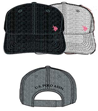 Concept One Damen U.s. Polo Association Women's Adjustable Curved Brim Baseball Cap Baseballkappe, schwarz, Einheitsgröße