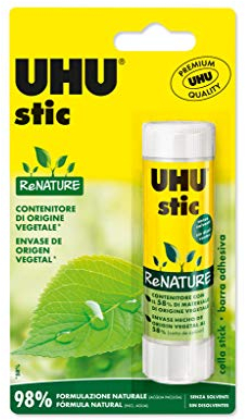 La colle en stick UHU Stic ReNature 40 g en tube
