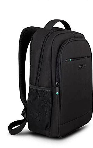 URBAN FACTORY Dailee Backpack, up to 15.6 inch Multifunctional Business Computer Laptop Backpack Unisex Spacious Laptop Backpack for Women and Men, Universal Nylon Backpack for Notebook