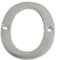 Stain Chrome Door Numbers Screw On 3 Inch Number 0 Door Number Elegant and Bold Door Numerals Suitable for All Door Types Including Wooden uPVC and Composite.