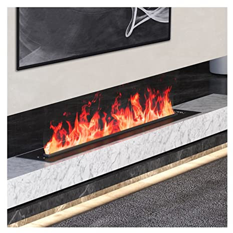 fireplace 70 inch Electric Fireplace, in Wall Recessed Electric Fireplace with LCD Screen and Remote Control, 6 Flame Settings, Realistic Color Flame 1500/750 Watt, XL，Black Electric Fireplaces